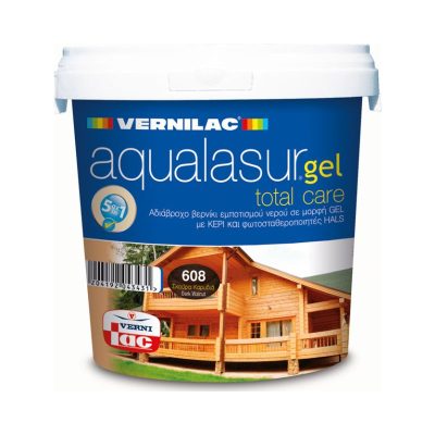 Βερνίκι Εμποτισμού Νερού Aqualasur Gel 0,75lt Vernilac